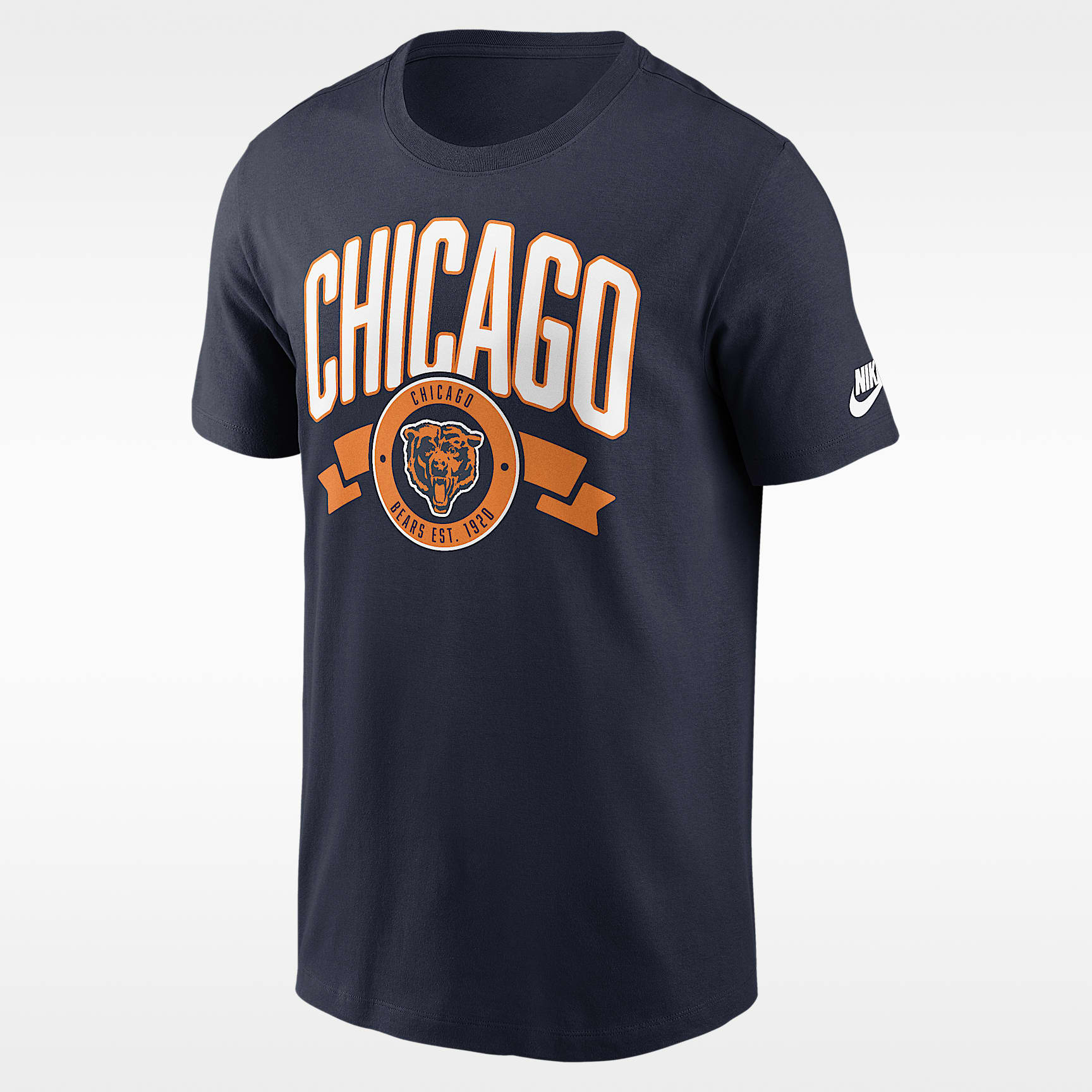 Chicago Bears Rewind Front And Back Hit Essential Men's Nike NFL T